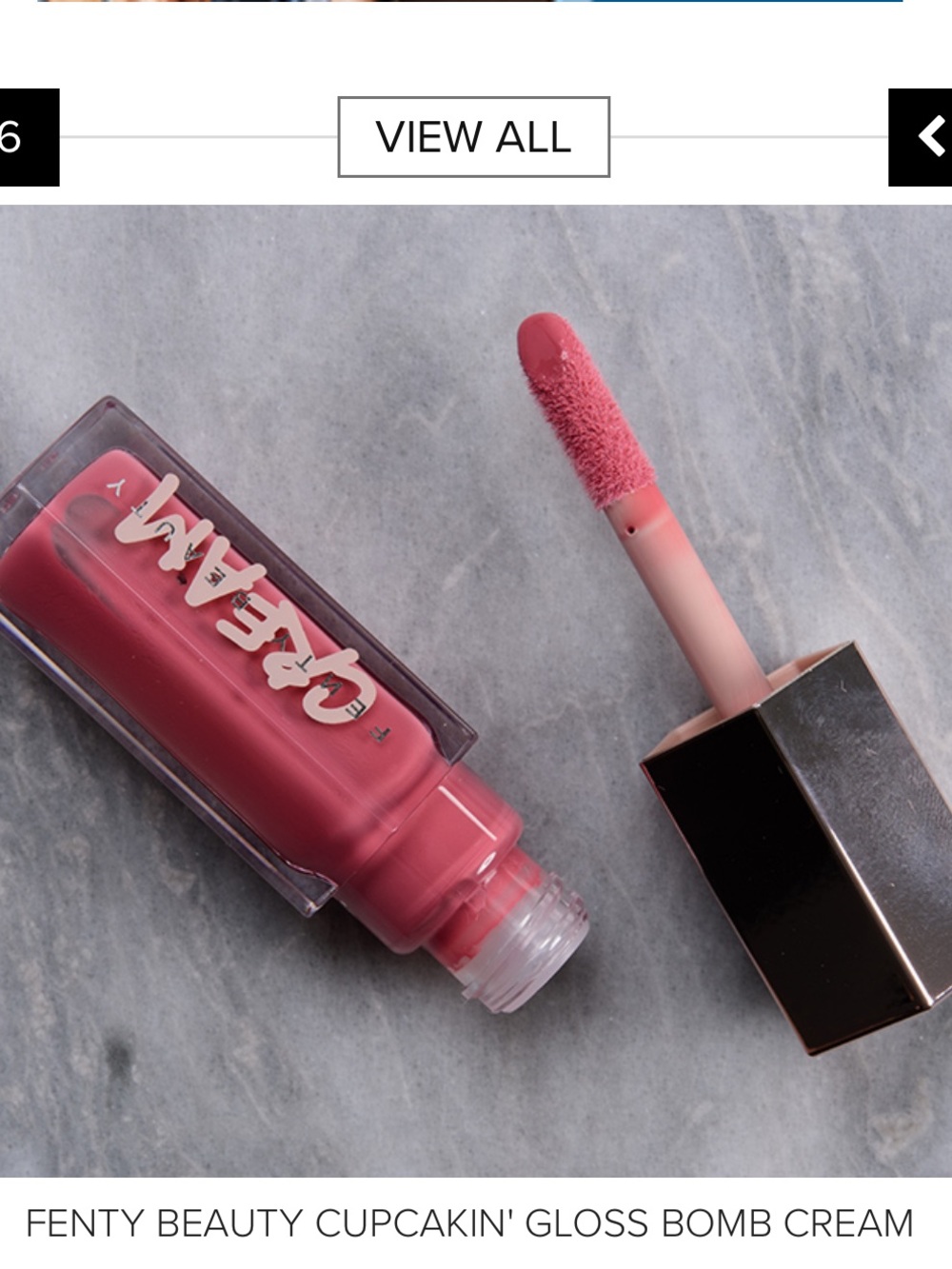 Brand new discontinued Fenty cream gloss bomb cupcakin’